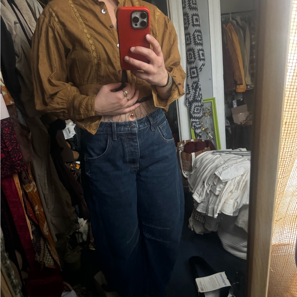 Yellow Cord Blouse